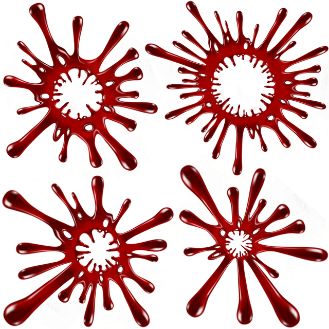 gouttes de sang